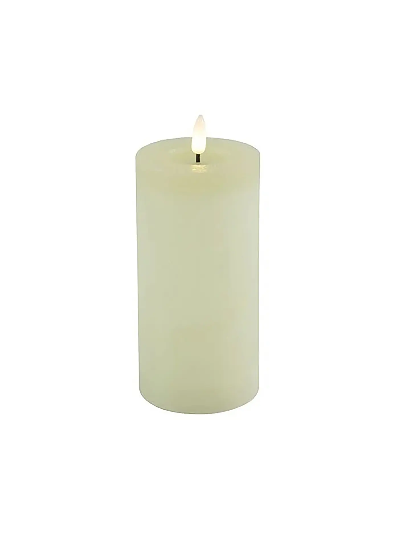 COUNTRYFIELD | Stumpenkerze Rustikal LED rd Lyon L creme | 